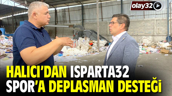 Halıcı’dan Isparta 32 Spor’a destek